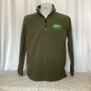 Randall Made Knives Patch Fleece Pullover Jacket Small Green 3/4 Zip